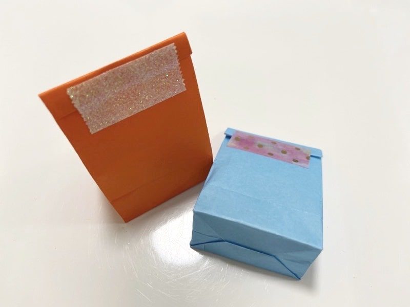 折り紙でプレゼント袋の作り方 手作りで簡単にミニギフト袋